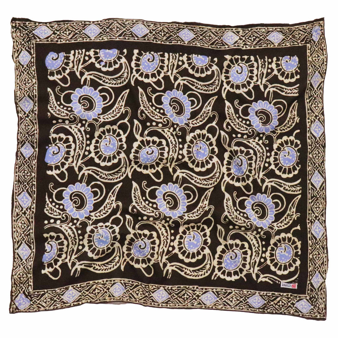 Batik Bandana, Soft Lightweight Cotton, Dream Delight, Brown - Meadow Collectivebandana