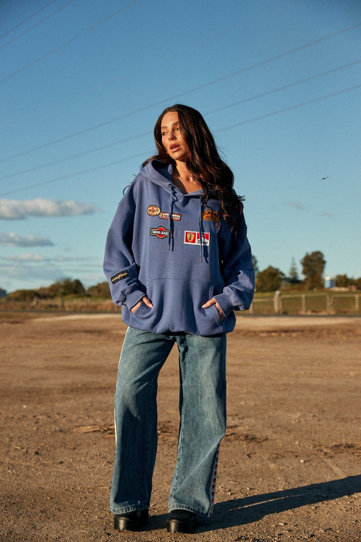 Be Youtiful Hotel Hoodie - Blue - Meadow Collectivehoodie