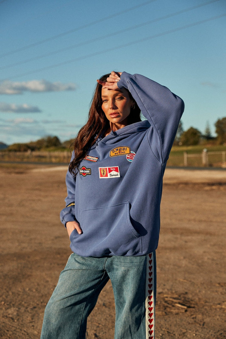 Be Youtiful Hotel Hoodie - Blue - Meadow Collectivehoodie