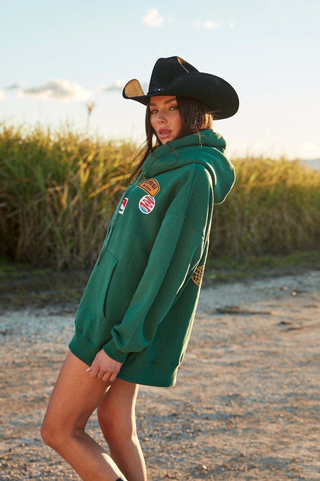 Be Youtiful Hotel Hoodie - Green - Meadow Collectivehoodie