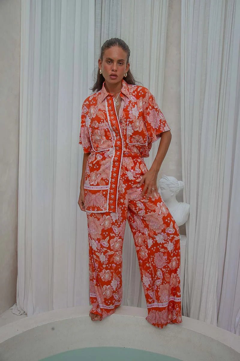 Botanica Pants - Floral Print - Meadow CollectivePants