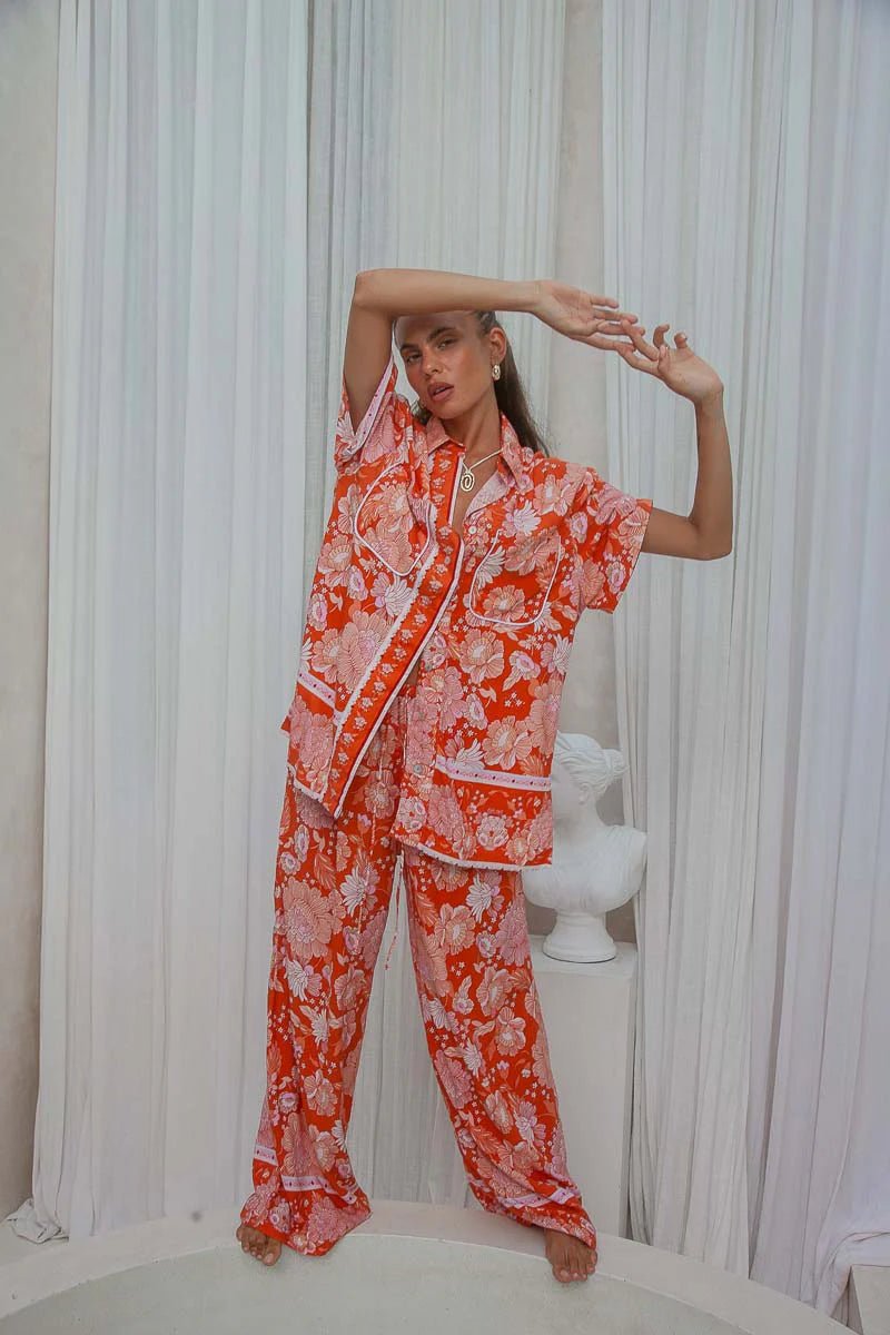 Botanica Pants - Floral Print - Meadow CollectivePants