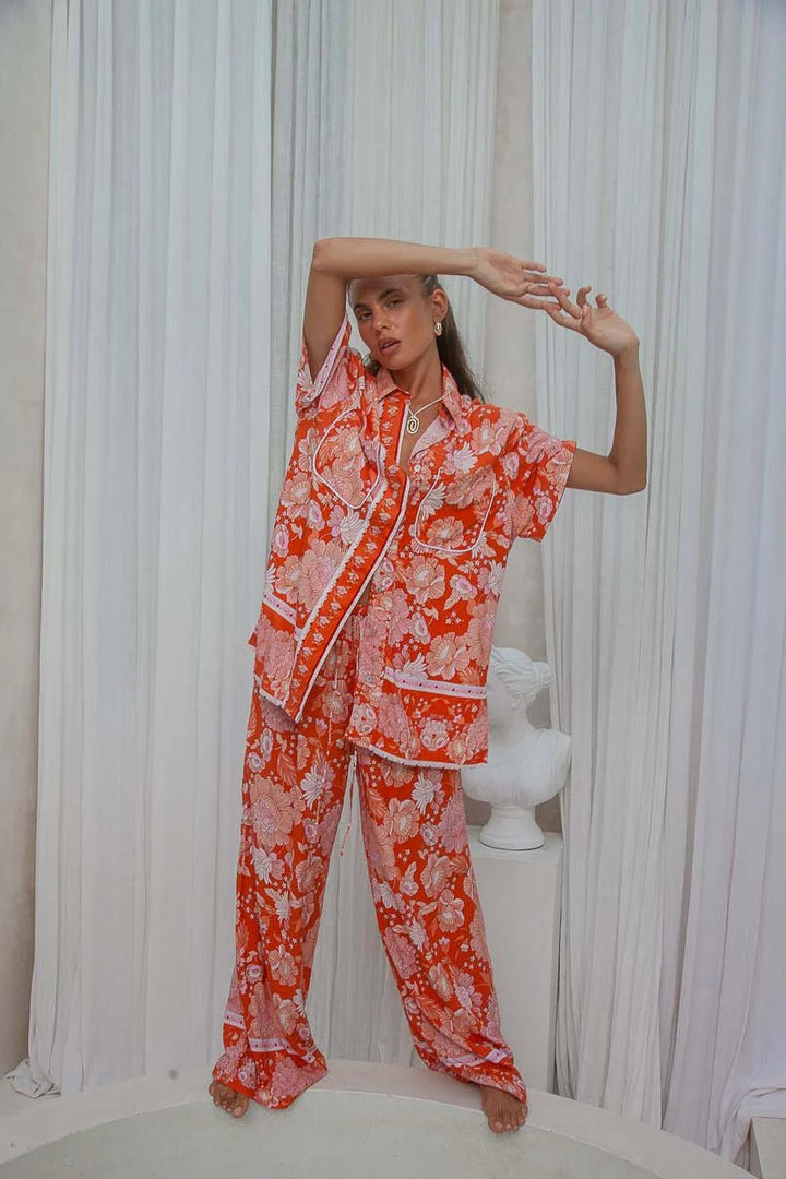 Botanica Pants - Floral Print - Meadow CollectivePants