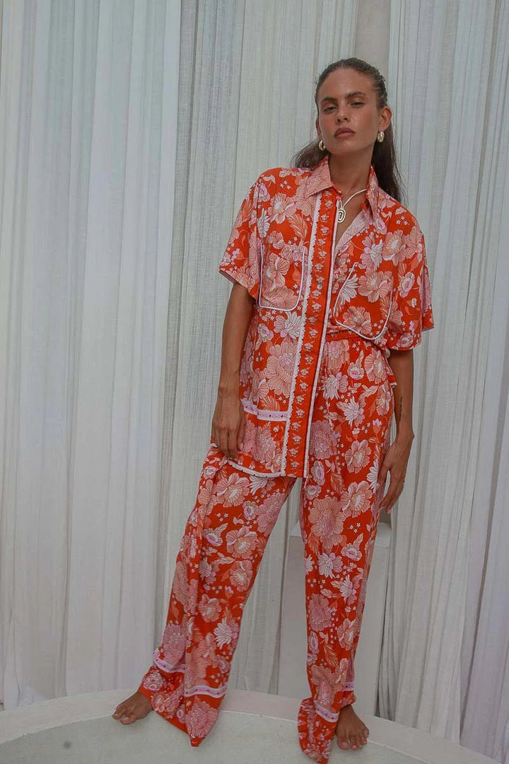 Botanica Pants - Floral Print - Meadow CollectivePants