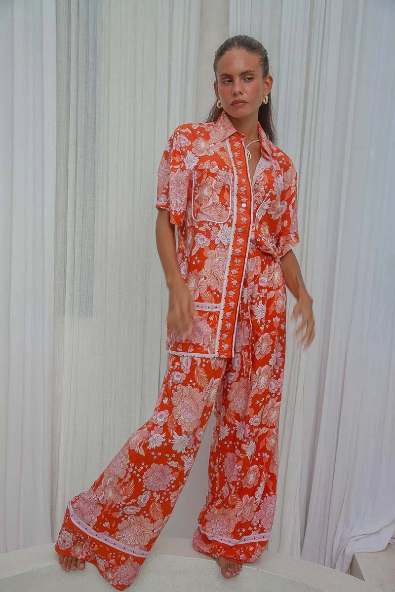 Botanica Pants - Floral Print - Meadow CollectivePants