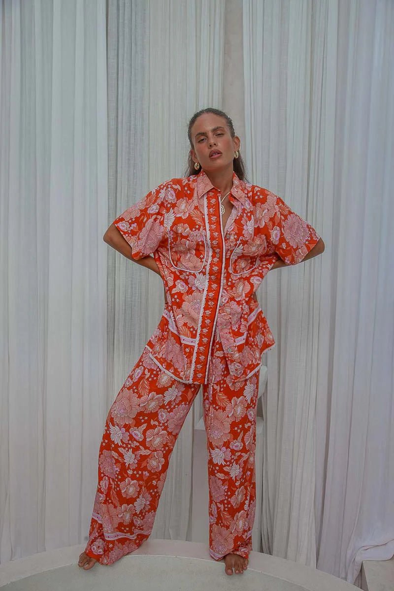 Botanica Pants - Floral Print - Meadow CollectivePants