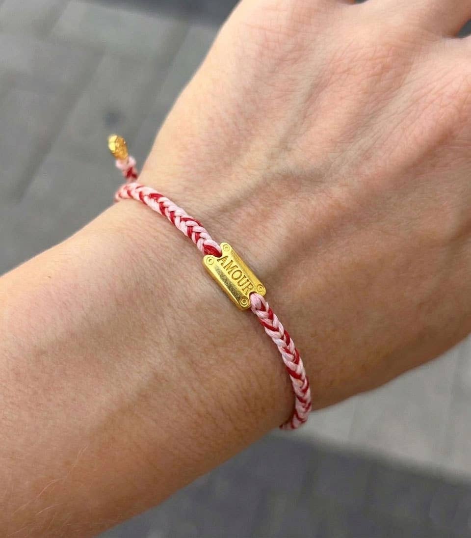 Braided Bracelet Gold Plated - Amour - Meadow Collectivebracelet