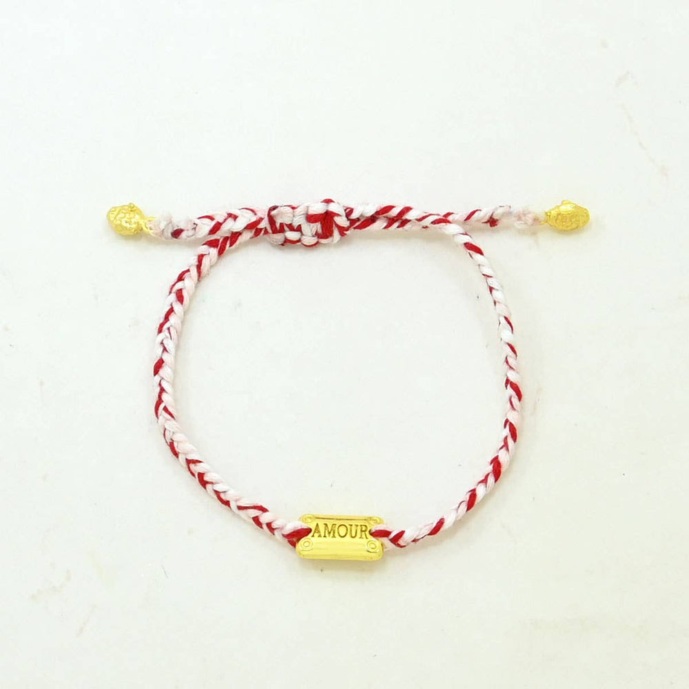 Braided Bracelet Gold Plated - Amour - Meadow Collectivebracelet