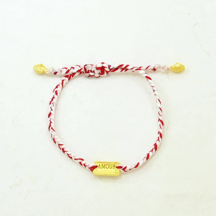 Braided Bracelet Gold Plated - Amour - Meadow Collectivebracelet