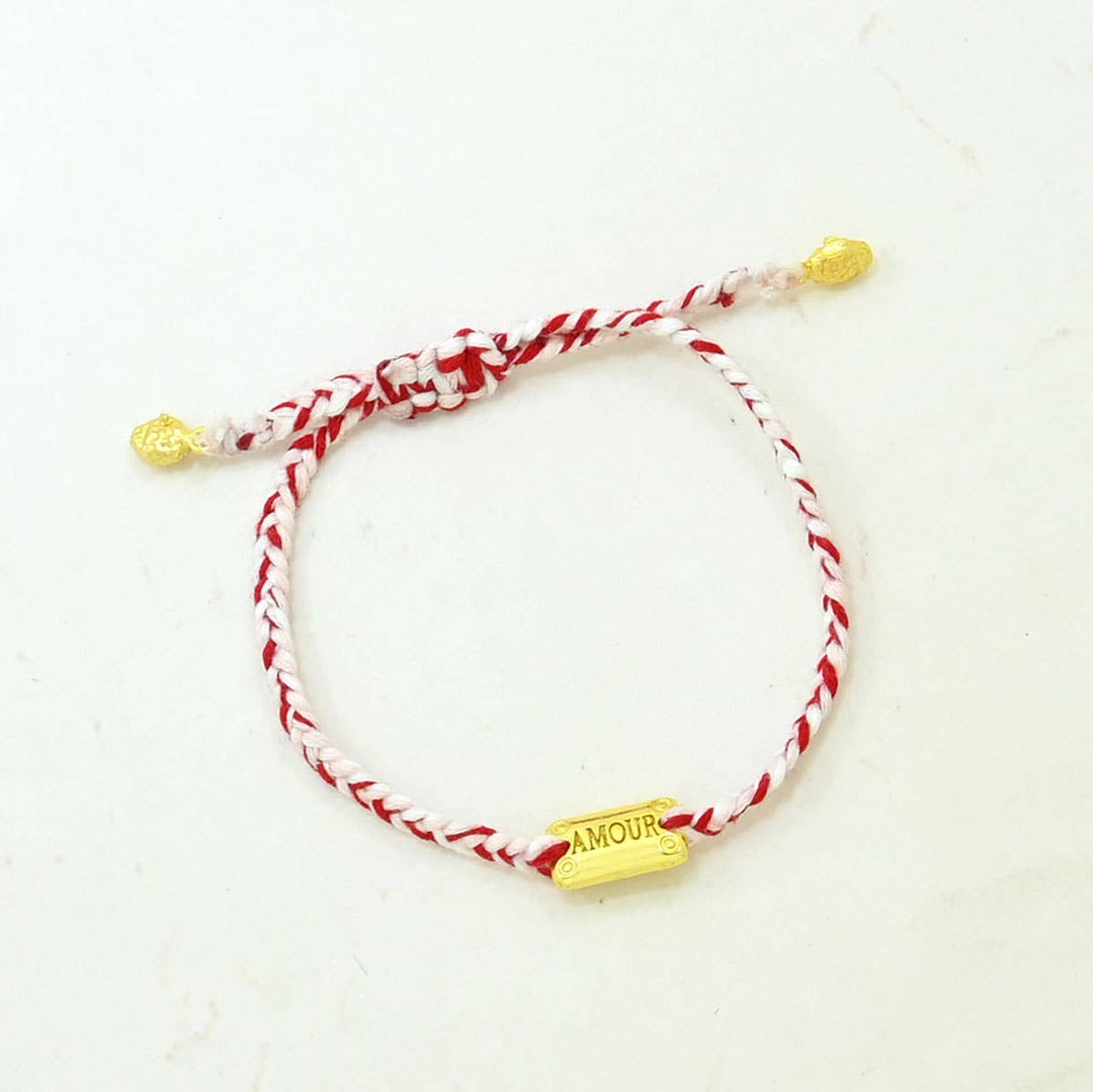 Braided Bracelet Gold Plated - Amour - Meadow Collectivebracelet