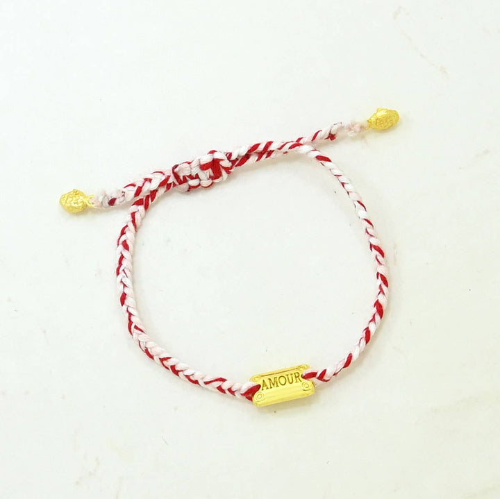 Braided Bracelet Gold Plated - Amour - Meadow Collectivebracelet