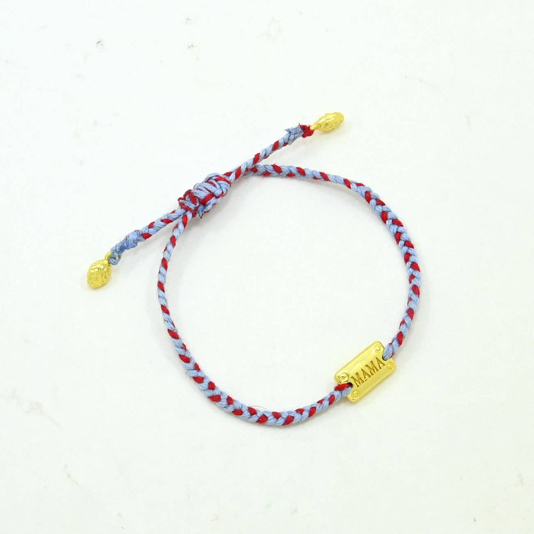 Braided Bracelet Gold Plated - Mama - Meadow Collectivebracelet