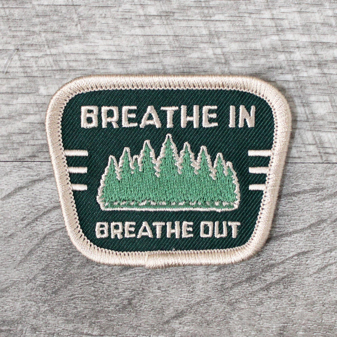 Breathe In, Breathe Out Embroidered Patch - Meadow Collectiveembroidered patch