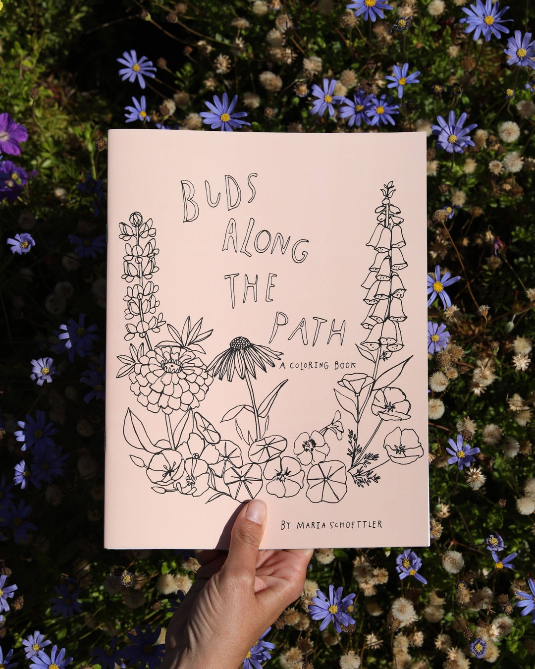 Buds Along the Path Coloring Book - Meadow Collectivecoloring book