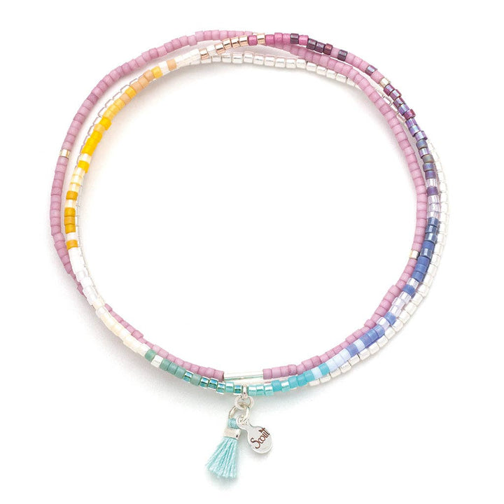 Chromacolor Miyuki Bracelet Trio - Bright Multi/Silver - Meadow Collectivebracelet