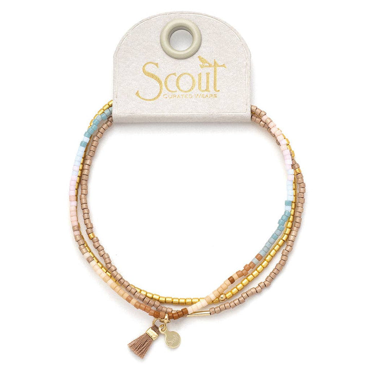 Chromacolor Miyuki Bracelet Trio - Desert Multi/Gold - Meadow Collectivebracelet