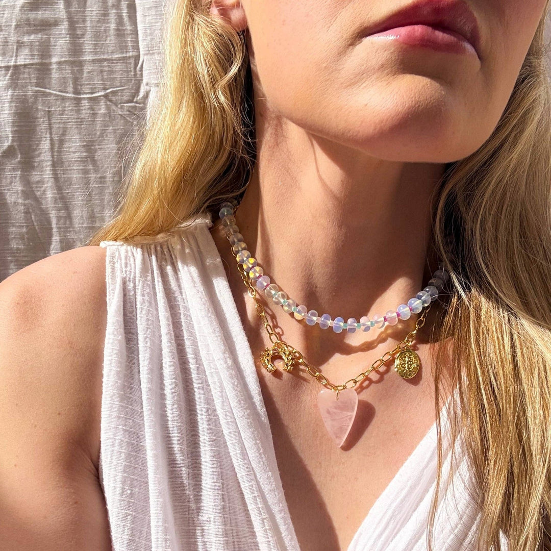 Coastal Stone Candy Beaded Necklace - Meadow CollectiveNecklace