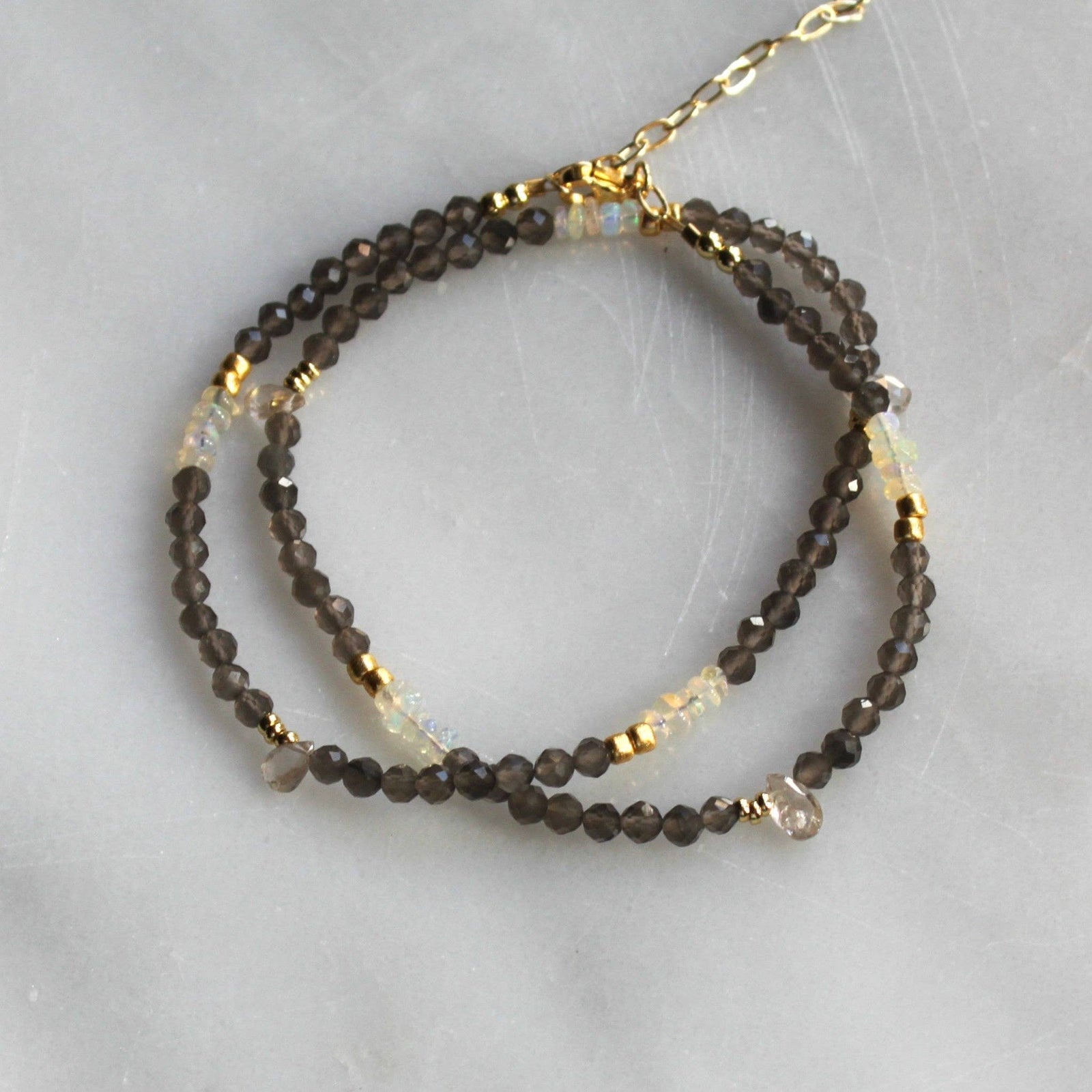 Coco Opal and Quartz Necklace - Meadow CollectiveNecklace