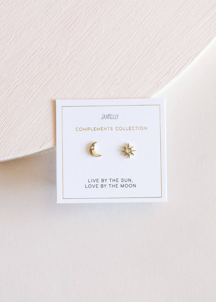 Complements - Sun & Moon - Gold Earrings - Meadow Collectiveearrings