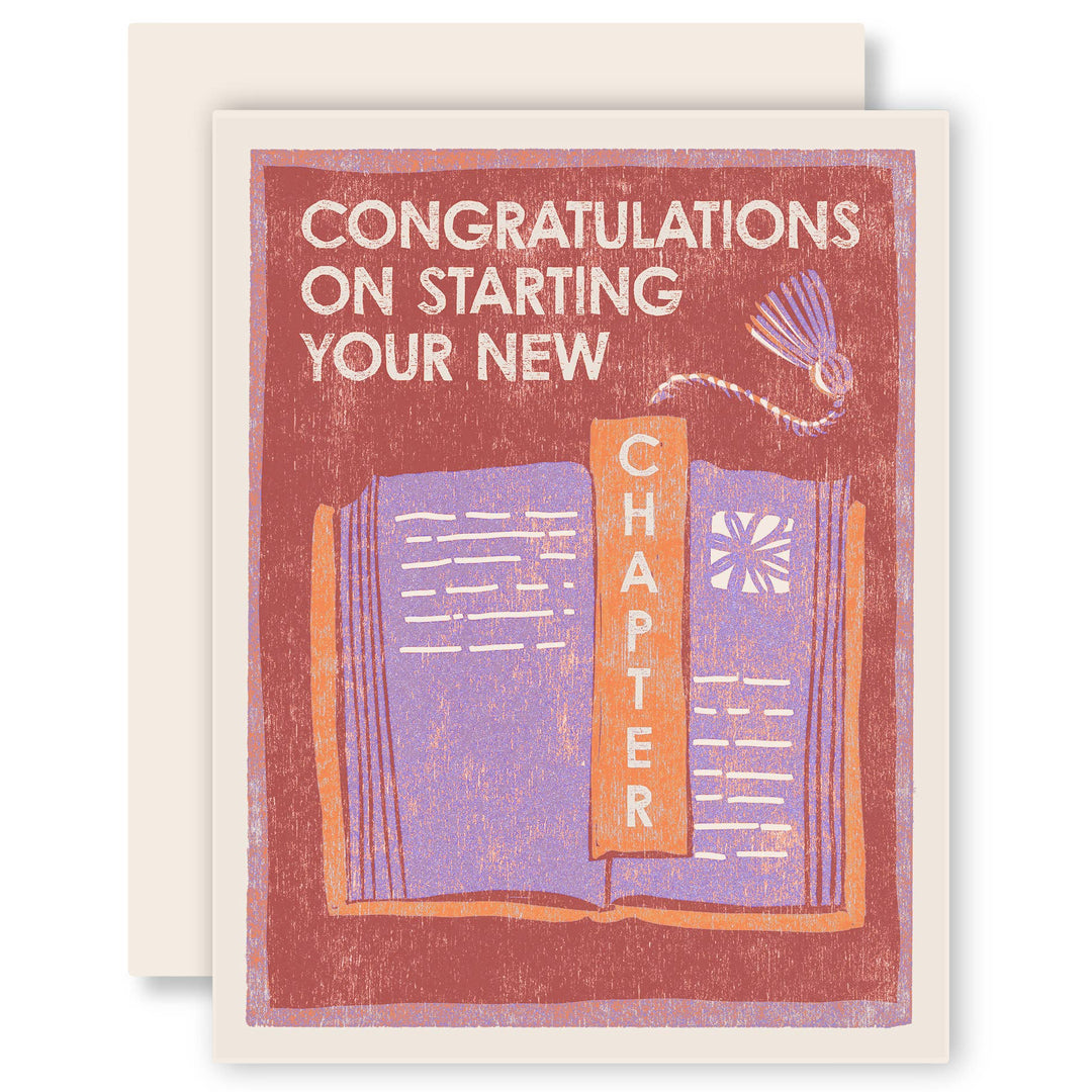 Congratulations (New Chapter) Card - Meadow Collectivegreeting card