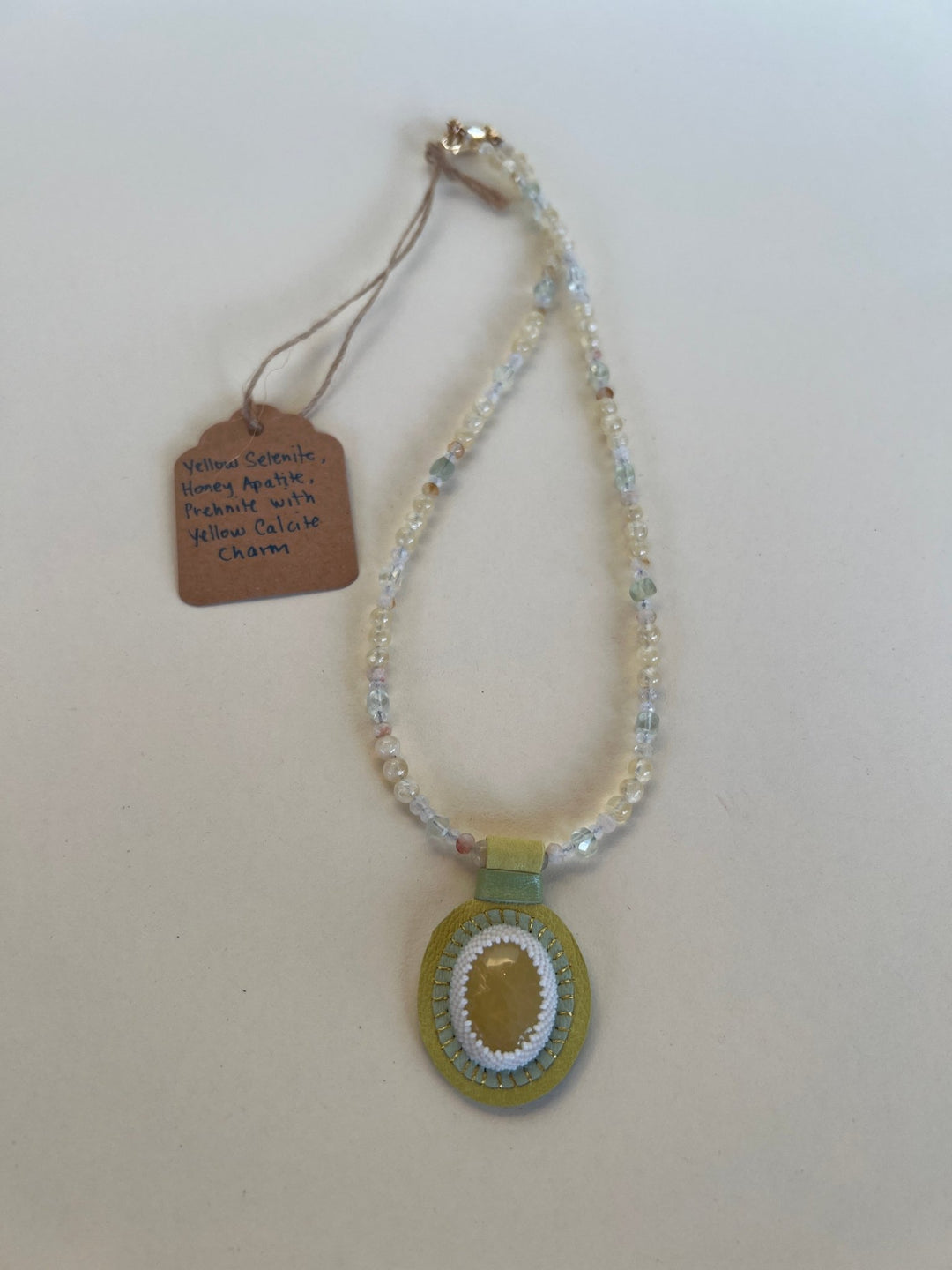 Crystal Gemstone Charm Necklaces - Four colors - Meadow Collectivegemstone necklace