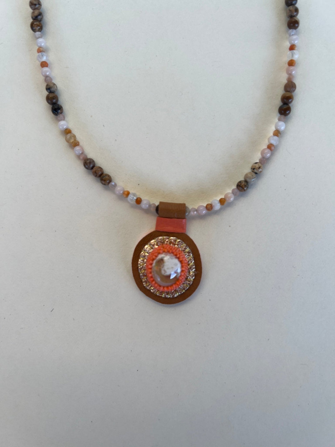 Crystal Gemstone Charm Necklaces - Four colors - Meadow Collectivegemstone necklace