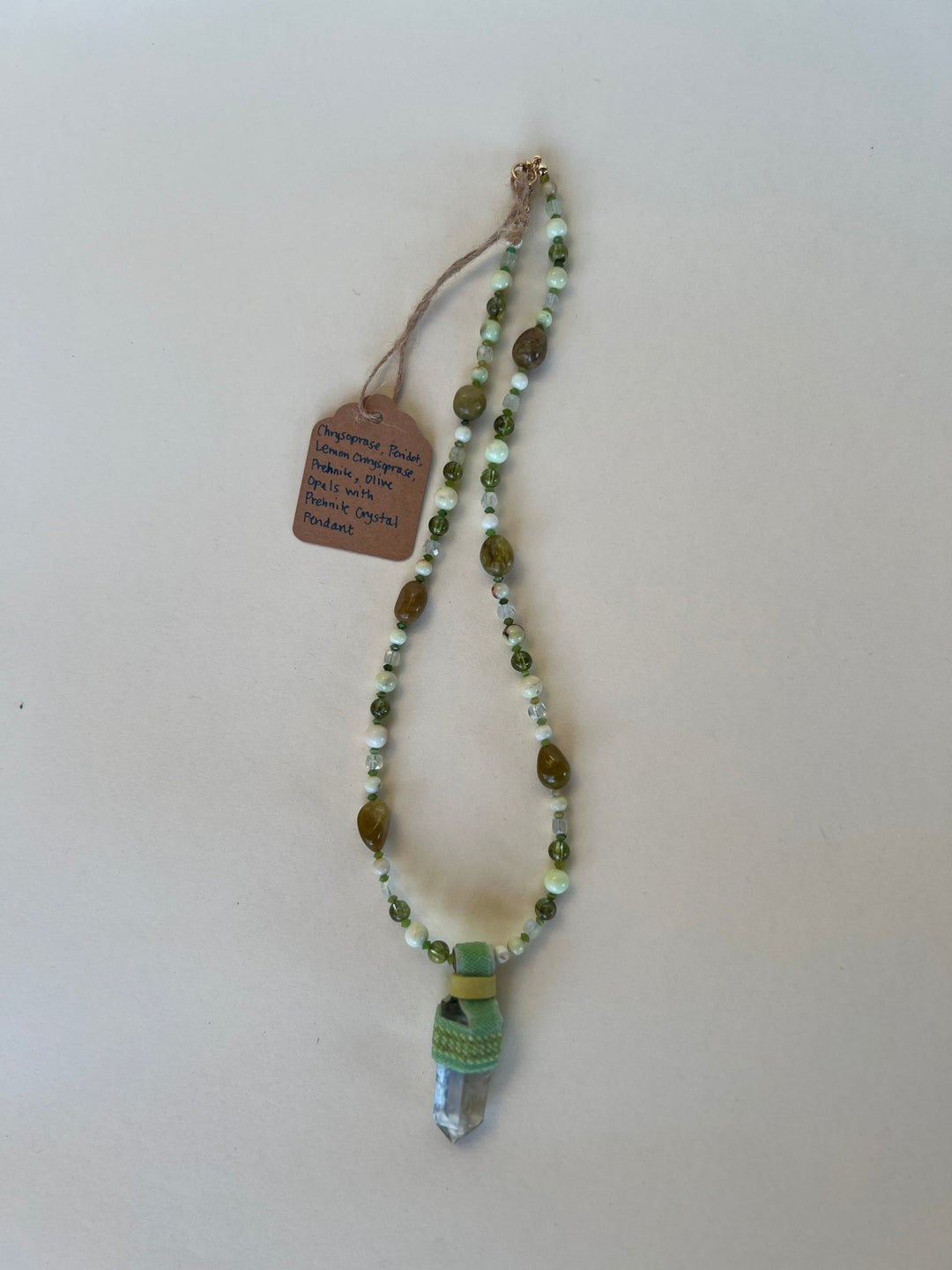 Crystal Gemstone Pendulum Necklaces - 6 colors - Meadow Collectivecrystal necklace