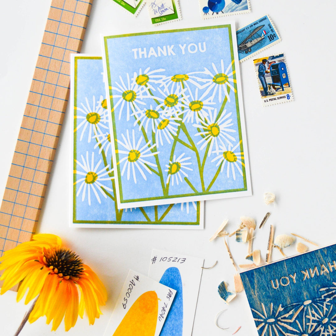 Daisy Garden Thank You Card - Meadow Collectivethank you card