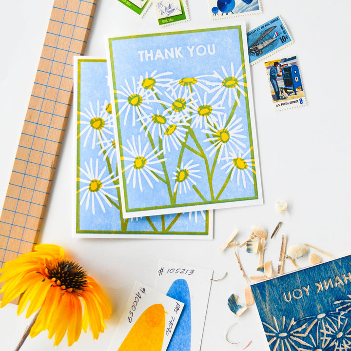 Daisy Garden Thank You Card - Meadow Collectivethank you card