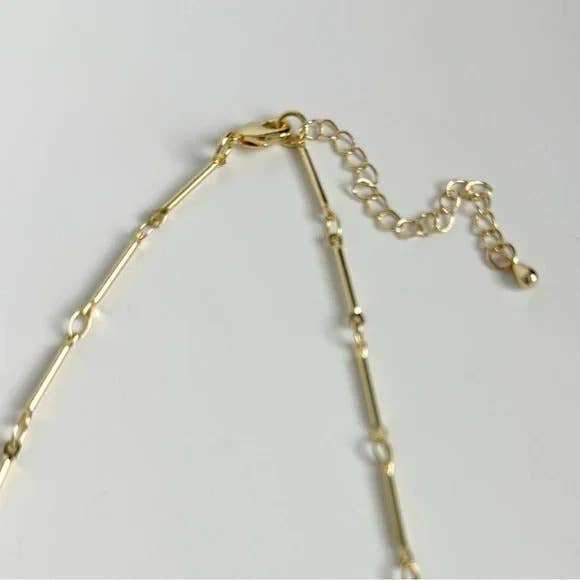 Danni Ruby 18K Gold Filled Bamboo Necklace – Tramps+Thieves - Meadow Collectivenecklace