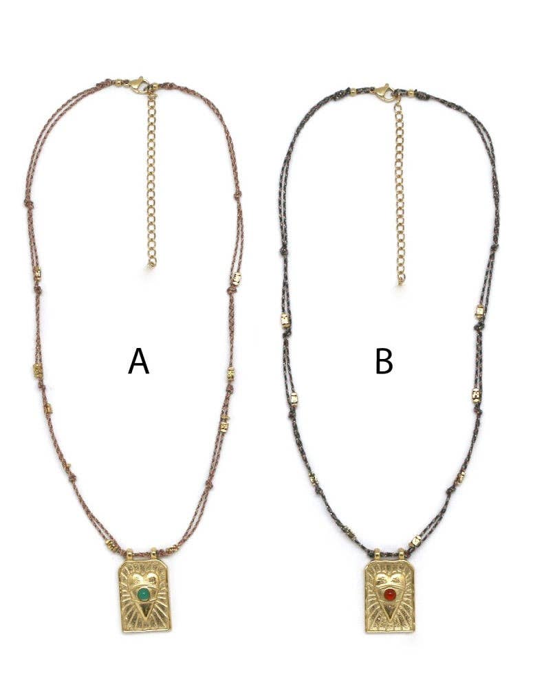 Delicate Gold Heart Charm Necklace - Meadow CollectiveNecklace