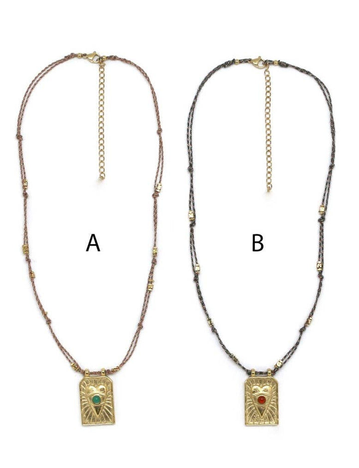 Delicate Gold Heart Charm Necklace - Meadow CollectiveNecklace