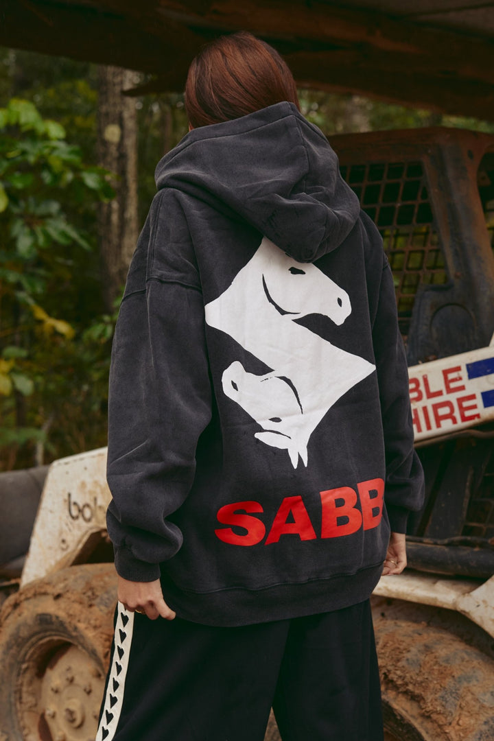 Don’t Quit Your Daydream Hoodie - Washed Black - Meadow Collectivehoodie