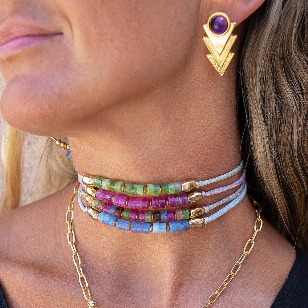 Dué ROUN- Natural Stone necklace or Bracelet - Meadow CollectiveNecklaces