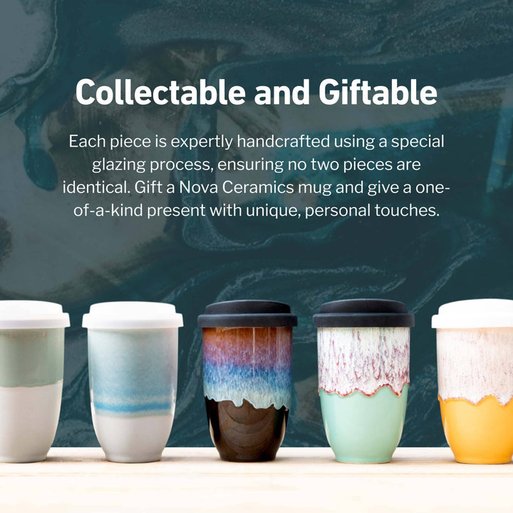 Emerald 12oz Ceramic Travel Mug – Reusable & Stylish - Meadow Collectivetravel mug