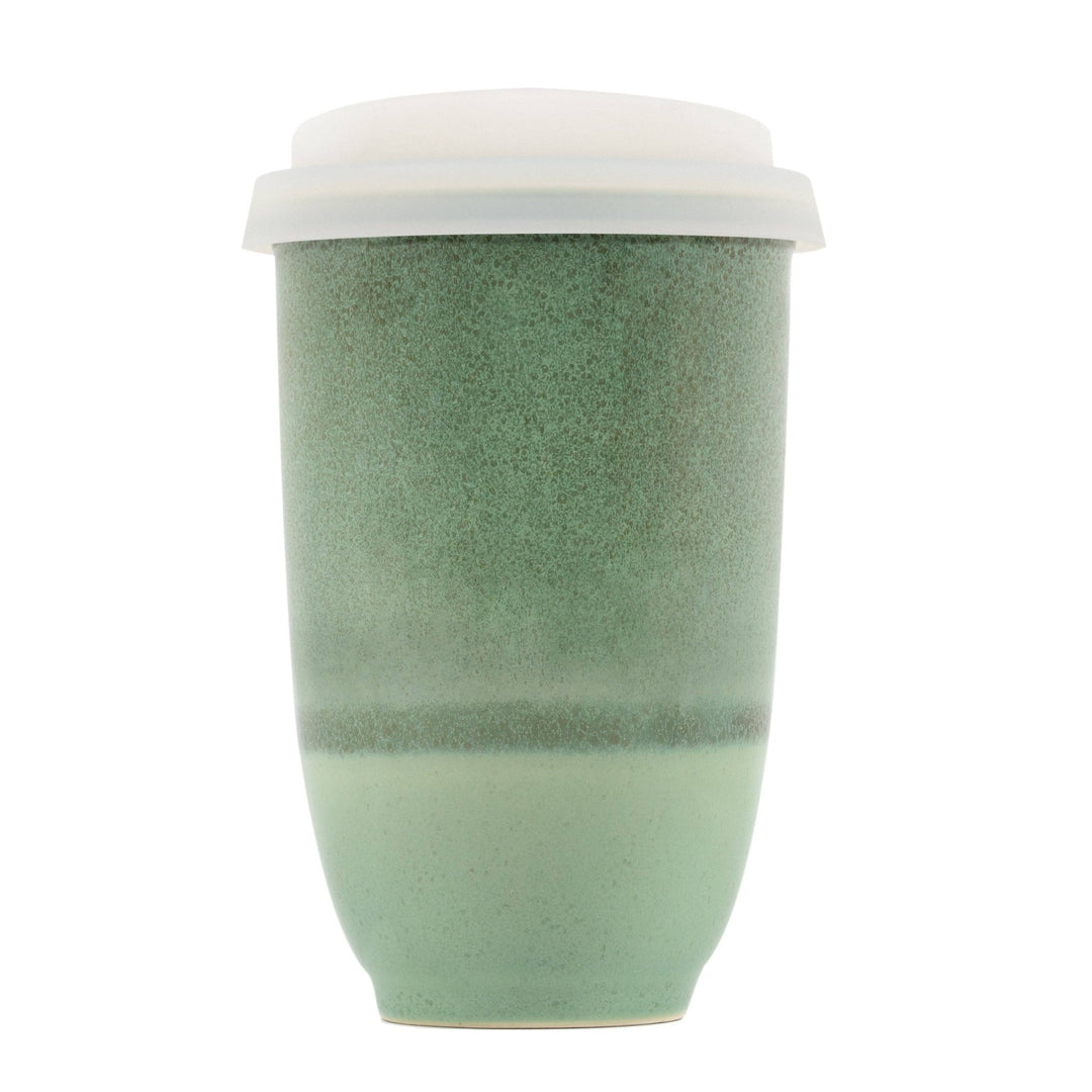 Emerald 12oz Ceramic Travel Mug – Reusable & Stylish - Meadow Collectivetravel mug