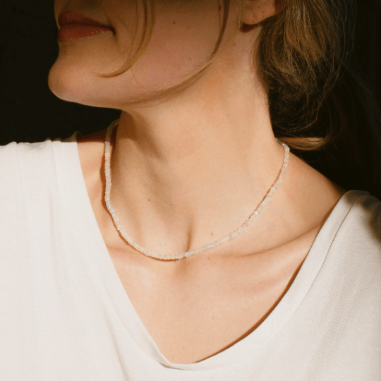 Ethiopian Opal Beaded Necklace - Meadow CollectiveNecklace