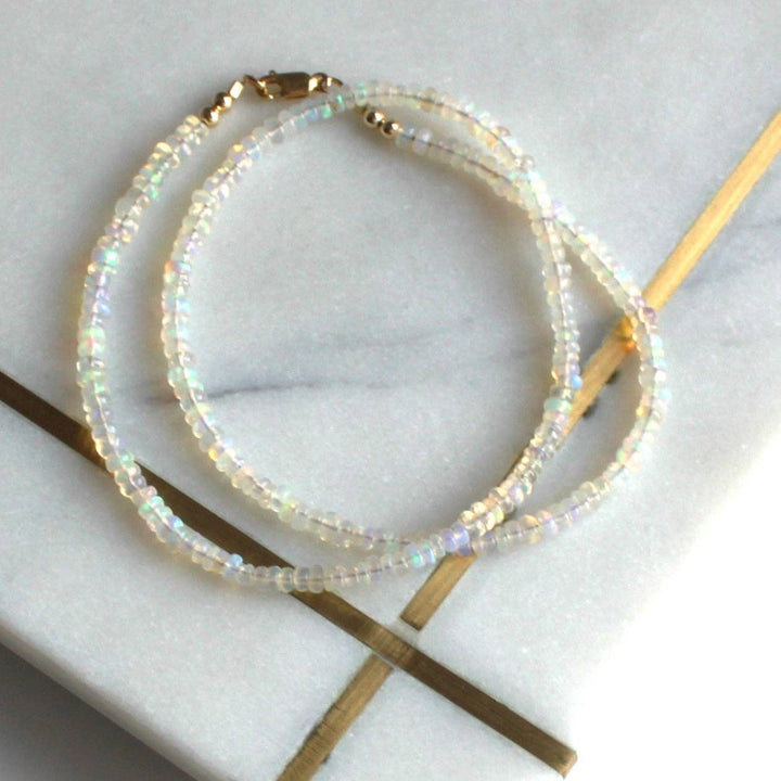 Ethiopian Opal Beaded Necklace - Meadow CollectiveNecklace