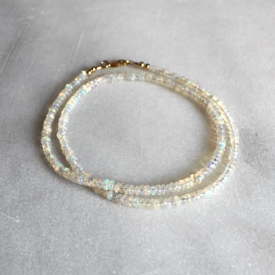 Ethiopian Opal Beaded Necklace - Meadow CollectiveNecklace