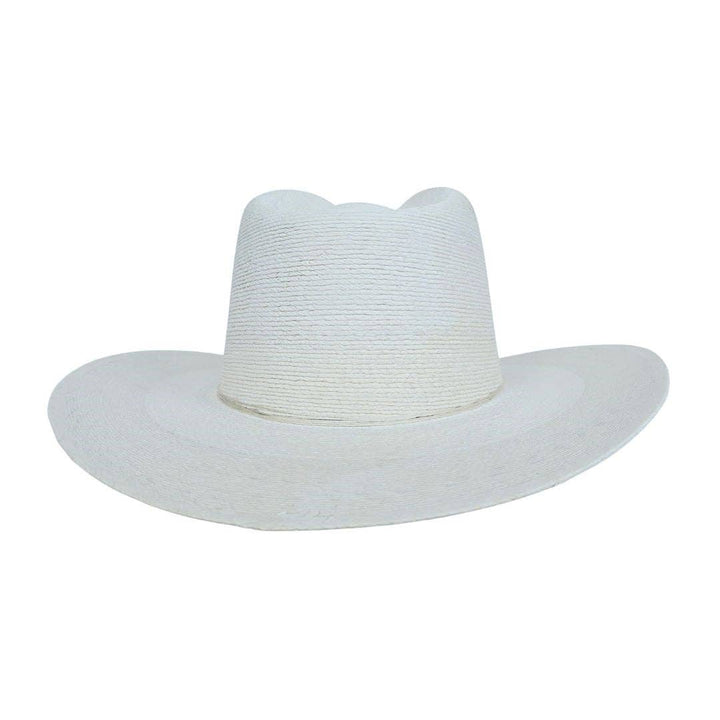 Faith Straw Western Crown Hat with Rose Quartz Crystals - Meadow Collectivehat