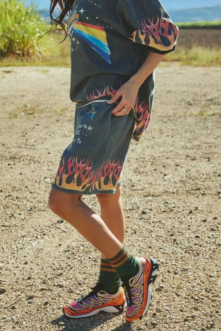 Sabbi Flaming Black Shorts