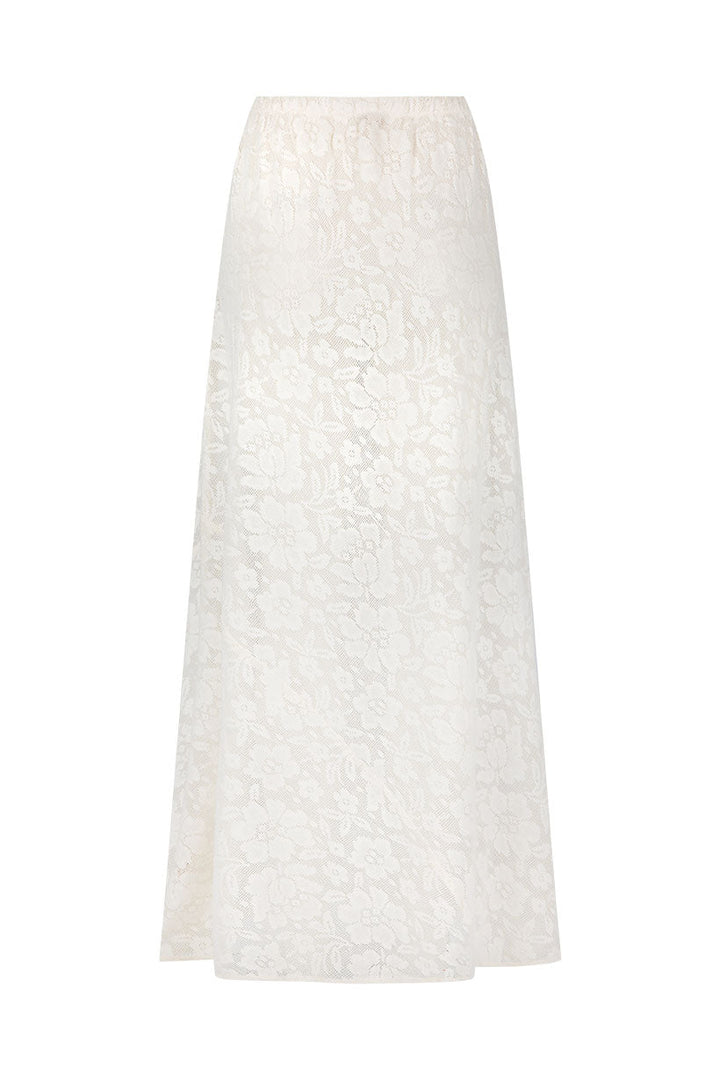 Free Love Lace Bias Skirt Vintage Cream - Meadow CollectiveMaxi Skirt