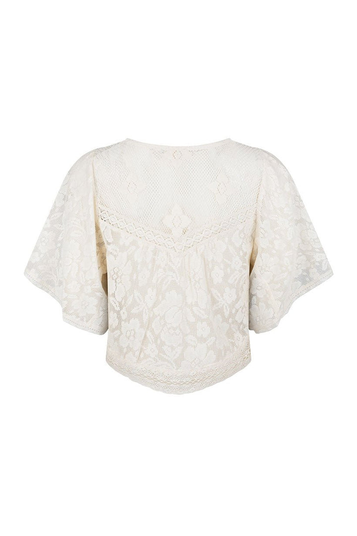 Free Love Lace Crop Vintage Cream - Meadow Collectiveblouse