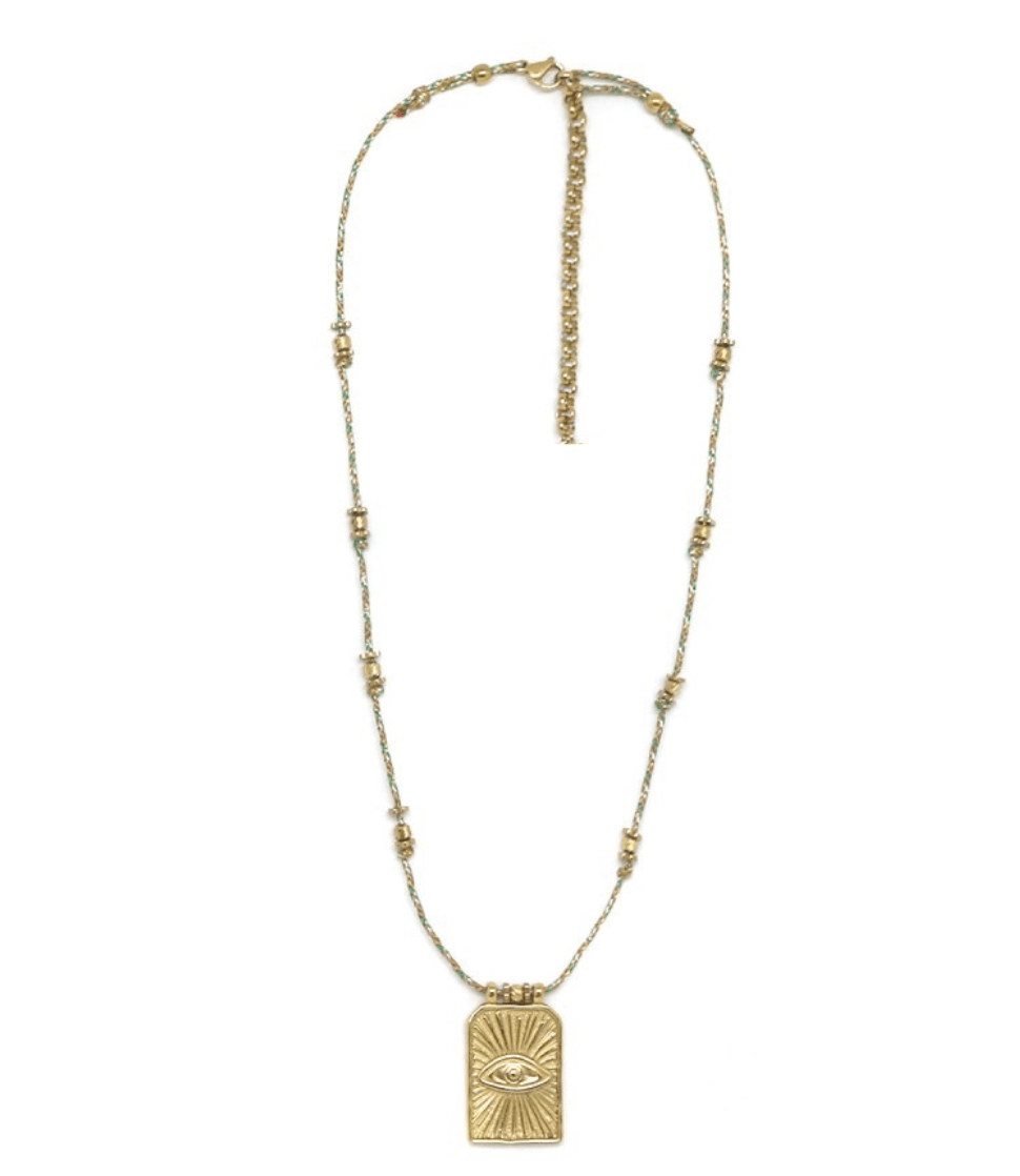 Gold Eye Cord Necklace - Meadow CollectiveNecklace