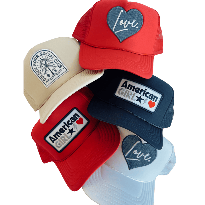 Golden Hour Social Club Patch Trucker Hat - Meadow Collectivetrucker hat