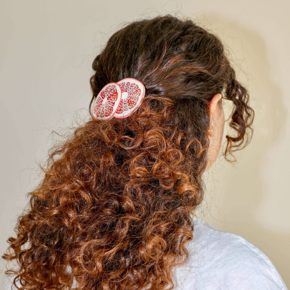 Grapefruit French Barrette - Meadow Collectivehair claw clip