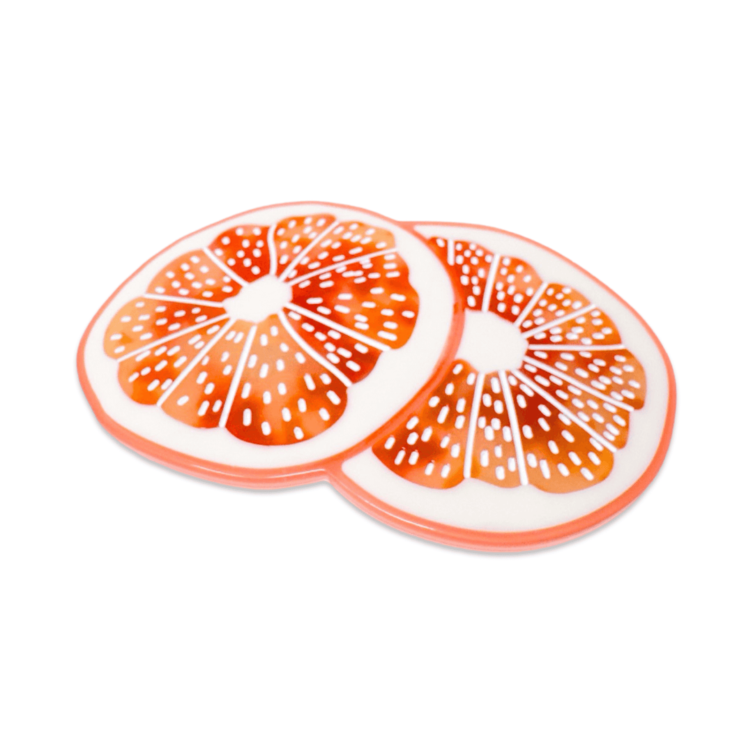 Grapefruit French Barrette - Meadow Collectivehair claw clip