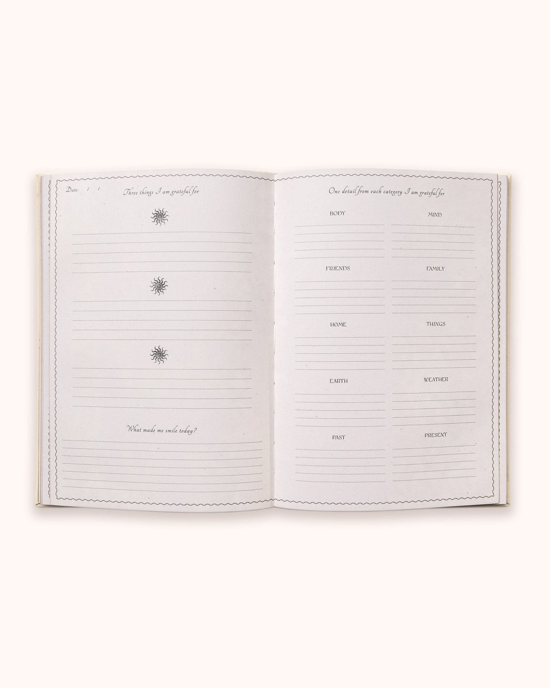 Gratitude Journal By Dreamy Moons - Meadow Collectivejournal