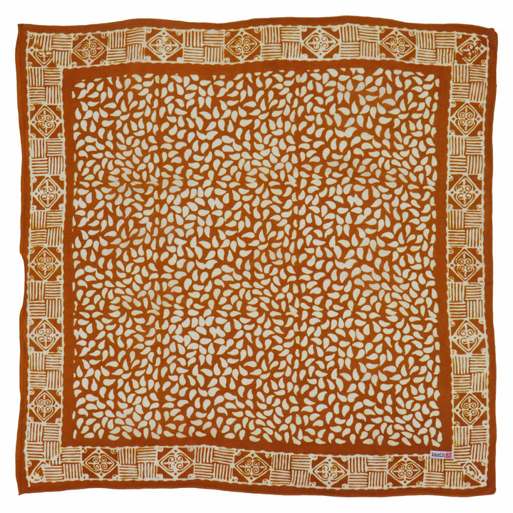 Hand Dyed Batik Bandana, 100% Soft Cotton, Sunrise Mist, Yellow - Meadow Collectivebandana