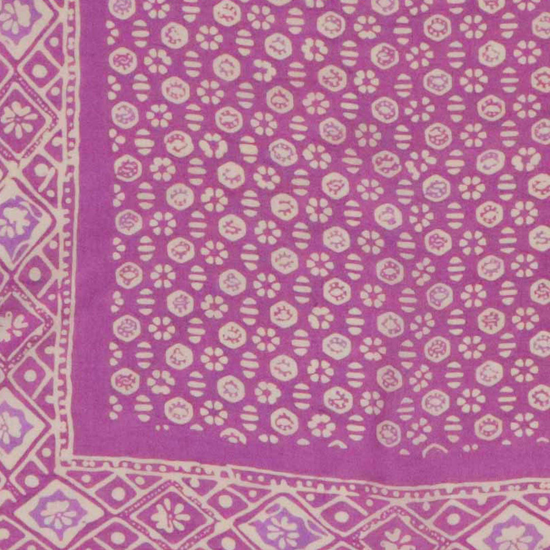 Hand Dyed Batik Bandana, 100% Soft Cotton, Timeless Trace, Purple Flower, Lilac, Lavender, Pink, Graduate&